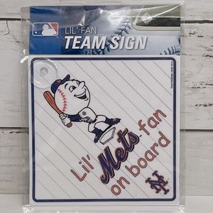 NEW RETIRED MLB Lil’ Fan Team Sign METS